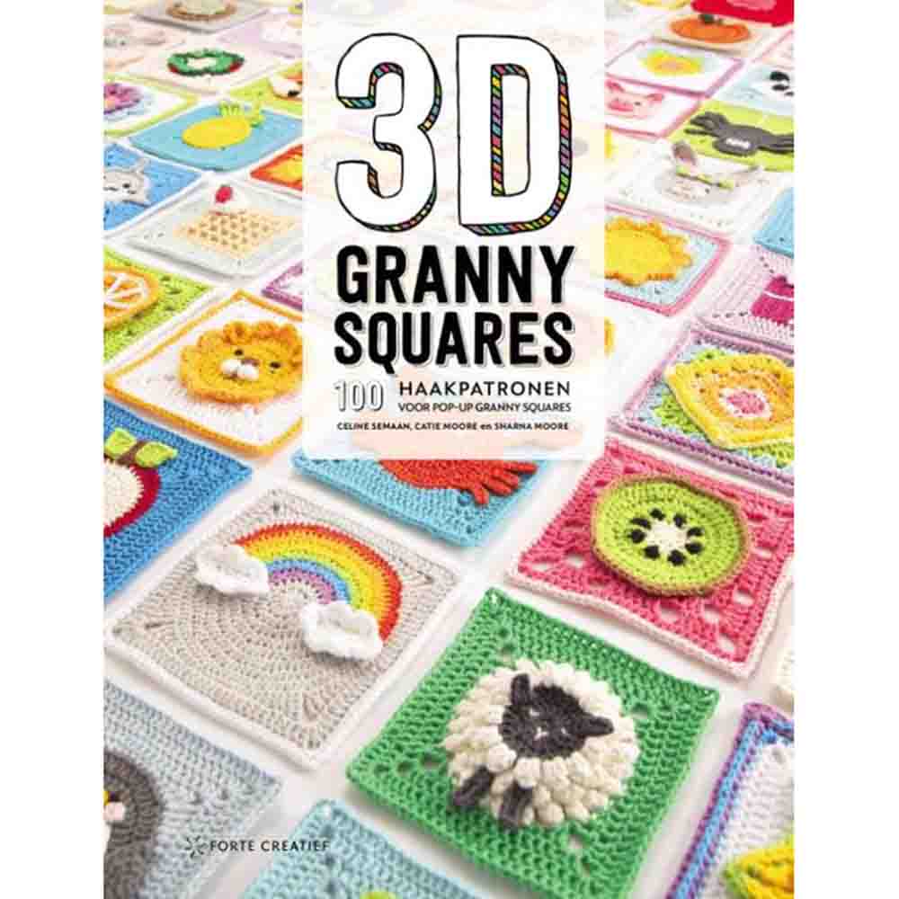 3D granny squares haken NL.