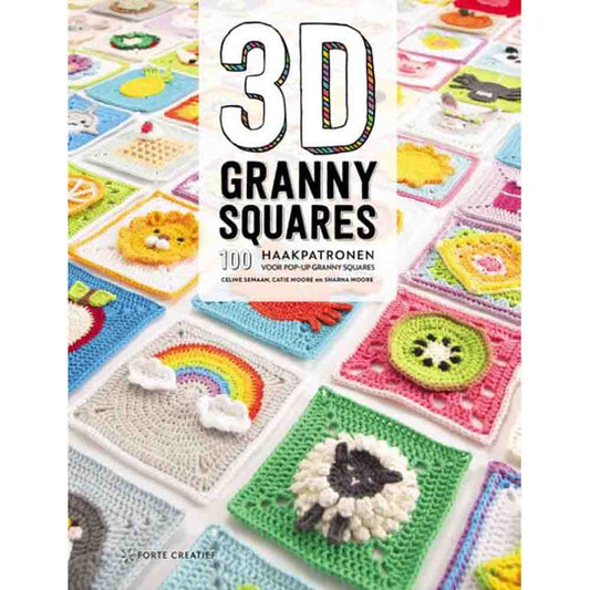 3D granny squares haken NL.