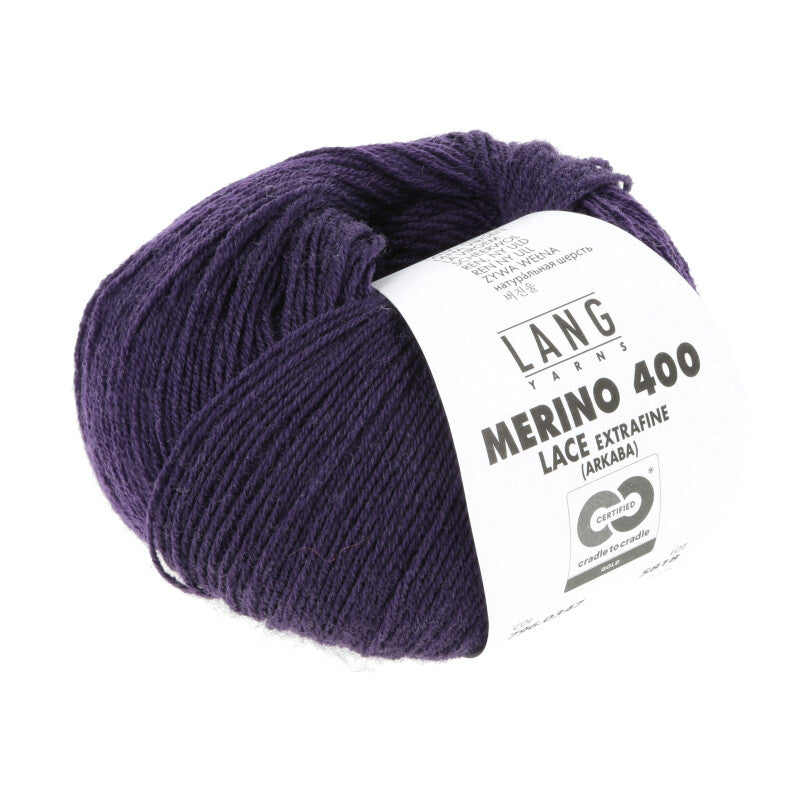 lang yarns merino 400 lace