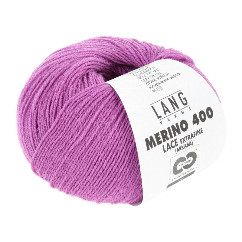 lang yarns merino 400 lace