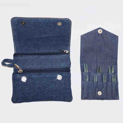 KnitPro Interchangeable needle set mini wood indigo - 1pc